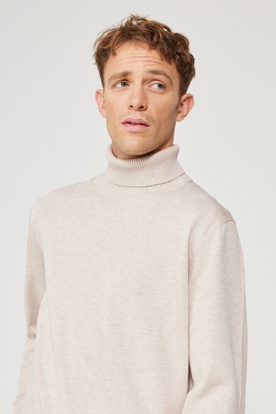 AC&Co Фино плетен пуловер с поло Мъже