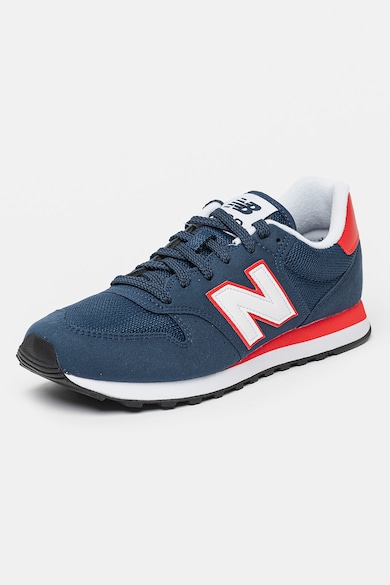 New Balance 500 nyersbőr hatású sneaker hálós anyagbetétekkel férfi