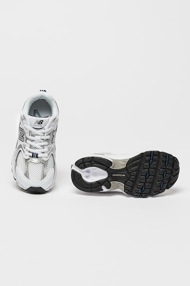 New Balance 530 műbőr sneaker hálós anyagbetétekkel Fiú