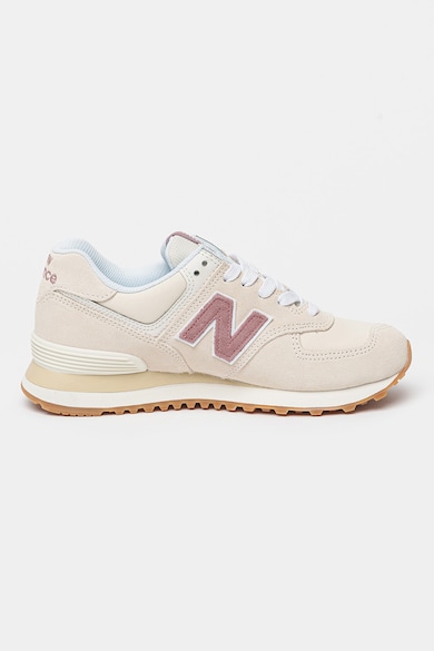 New Balance 574 sneaker nyersbőr részletekkel női