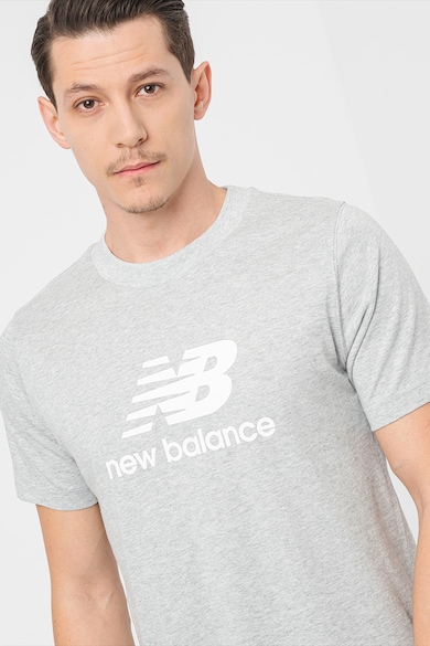 New Balance Тениска с овално деколте и лого Мъже