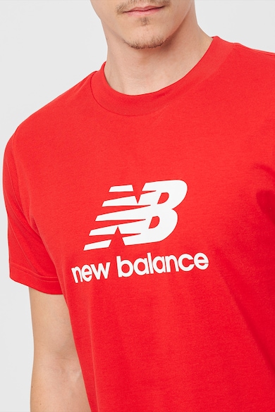 New Balance Tricou cu decolteu la baza gatului si logo Barbati