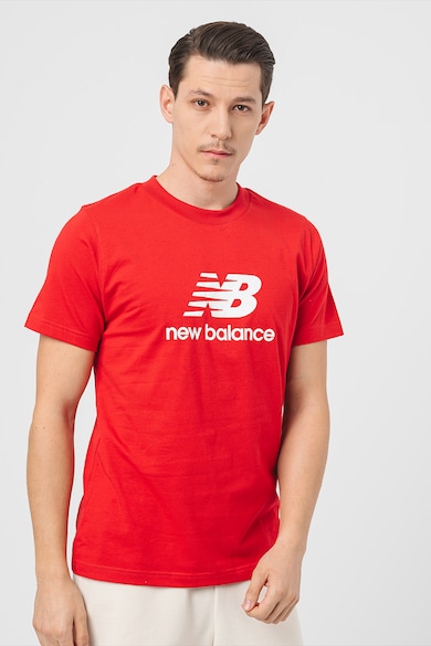 New Balance Tricou cu decolteu la baza gatului si logo Barbati