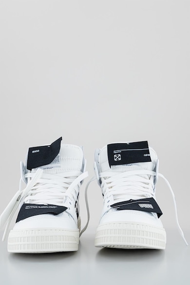 OFF-WHITE Pantofi sport inalti cu detalii contrastante Barbati