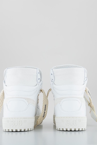 OFF-WHITE Pantofi sport inalti din piele Barbati