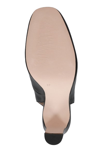 Caprice Sarokpántos bőrcipő fémrátéttel női