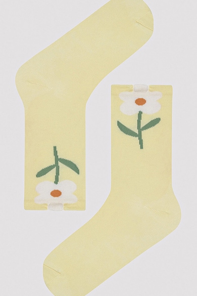 Penti Virágmintás hosszú szárú zokni női