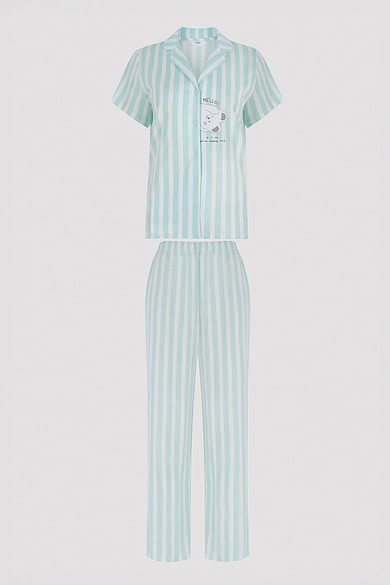 Penti Памучна пижама с щампа Жени