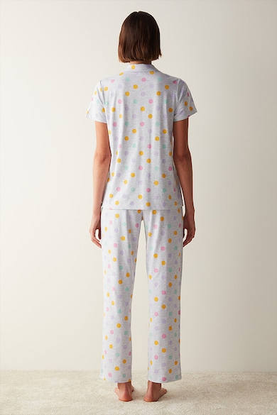 Penti Pijama cu imprimeu si buline Femei