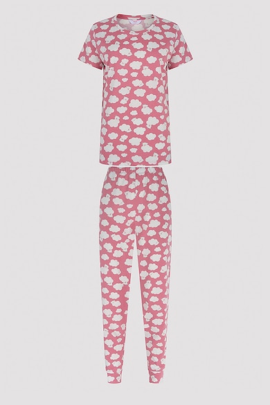 Penti Pijama cu imprimeu grafic Femei