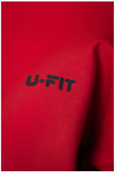 uFIT Спортен екип с качулка и текстови принт Жени