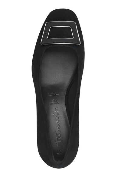 Tamaris Велурени обувки с масивен ток Жени