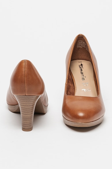 Tamaris Кожени обувки с масивен ток Жени
