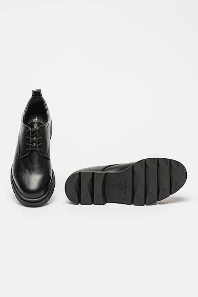 Tamaris Обувки Oxford от еко кожа с масивен ток Жени