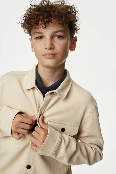 Marks & Spencer Риза с капси и джобове на гърдите Момчета