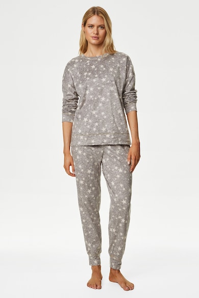 Marks & Spencer Поларена пижама със звездовидна шарка Жени