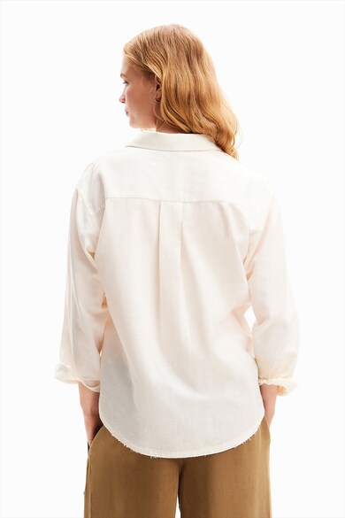 DESIGUAL Bő fazonú ing hímzett részletekkel női
