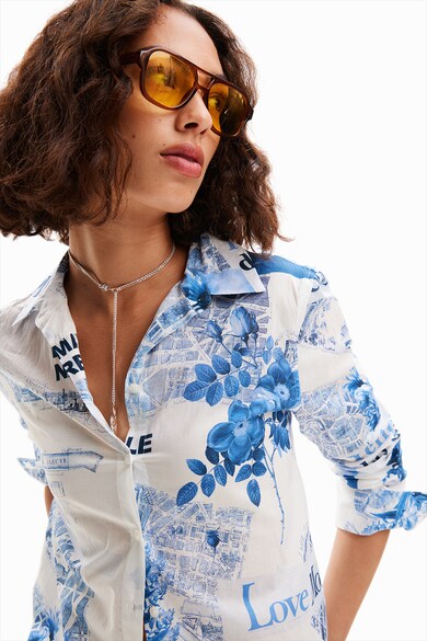 DESIGUAL Aszimmetrikus ing különféle mintákkal női