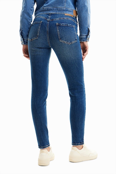 DESIGUAL Blugi slim fit cu detalii brodate Femei