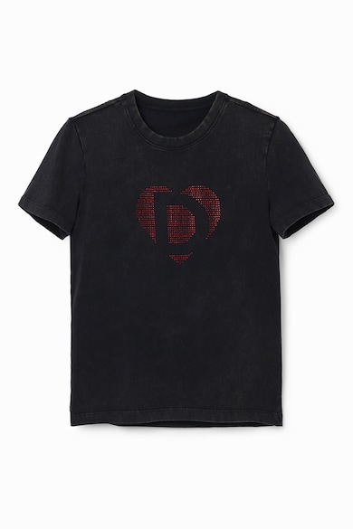 DESIGUAL Tricou slim fit cu strasuri Femei