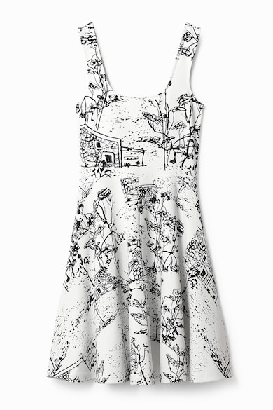 DESIGUAL Rochie mini cu imprimeu abstract Femei