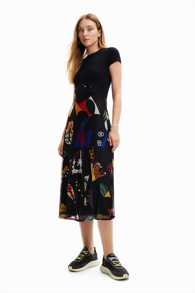 DESIGUAL Rochie midi cu aspect 2-in-1 Femei