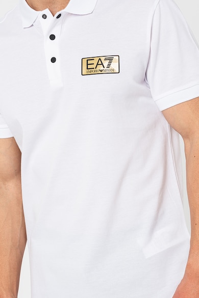 EA7 Galléros egyszínű póló férfi