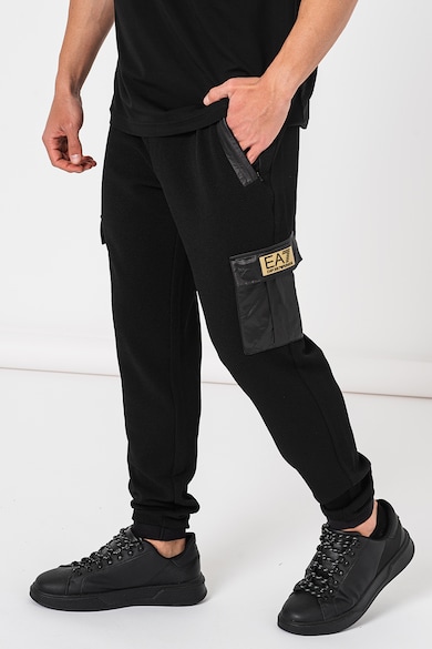 EA7 Pantaloni cargo de trening cu snur Barbati