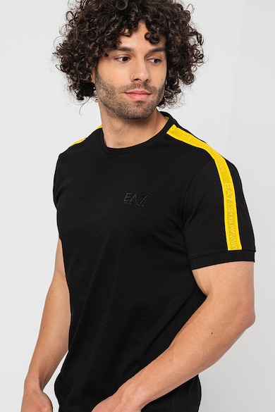 EA7 Kerek nyakú póló logóval férfi