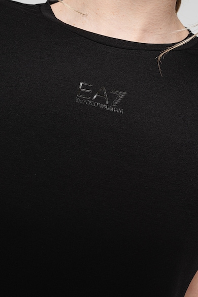 EA7 Rochie midi cu benzi logo laterale Femei