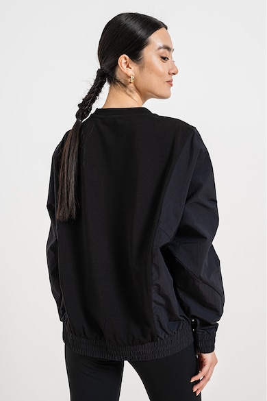 EA7 Bő fazonú pulóver kerek nyakrésszel női