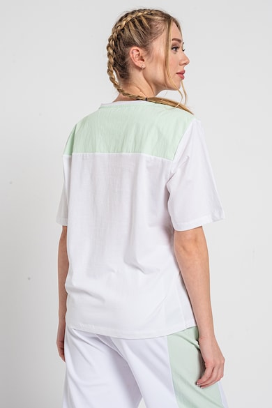 EA7 Laza fazonú colorblock dizájnú póló női