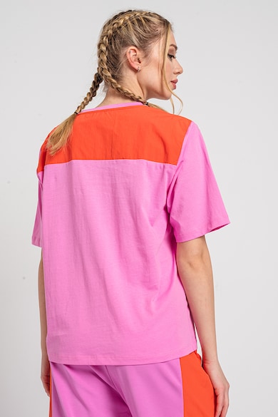 EA7 Tricou lejer cu model colorblock Femei