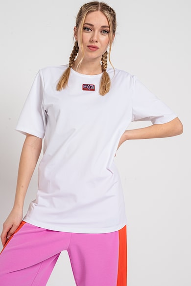 EA7 Свободна тениска с овално деколте Жени