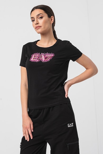 EA7 Тениска с пайети Жени