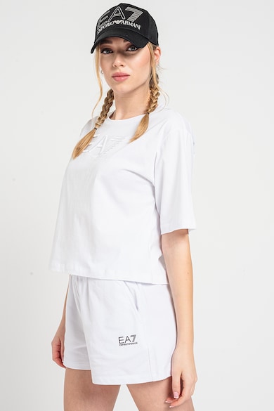 EA7 Kerek nyakú logós póló női