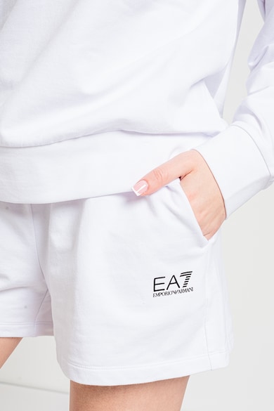 EA7 Trening cu imprimeu logo si pantaloni scurti Femei