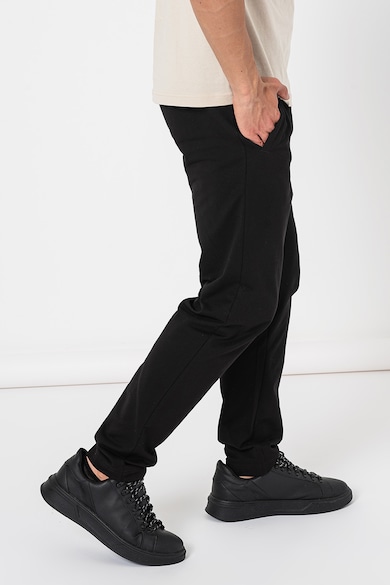EA7 Памучен спортен панталон с лого Мъже