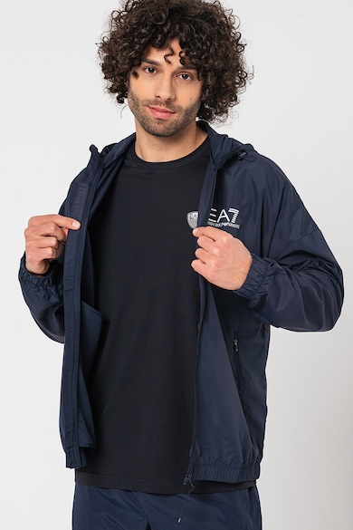 EA7 Спортен екип с джобове с цип и качулка Мъже