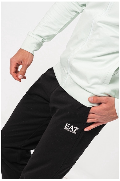 EA7 Спортен екип с джобове встрани и качулка Мъже