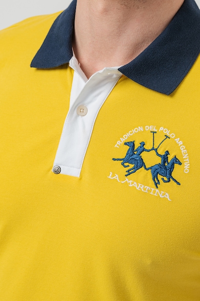 LA MARTINA Tricou polo cu broderie logo Barbati