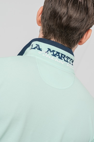 LA MARTINA Galléros póló logós részlettel férfi
