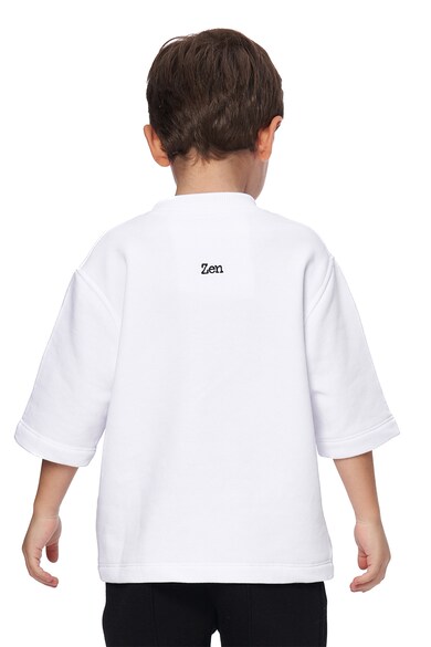 HAMZA Sphynx mintás póló középhosszú ujjakkal Fiú