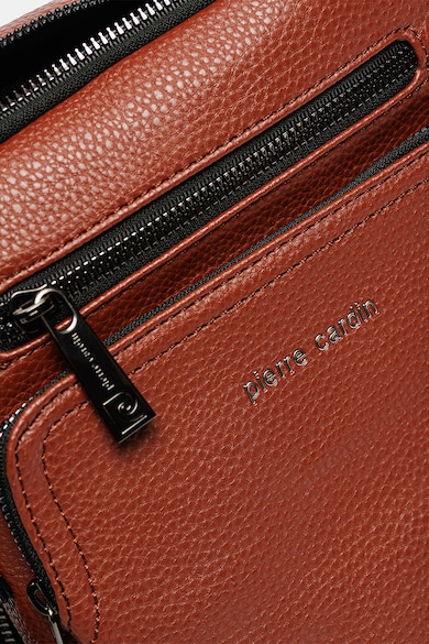 Pierre Cardin Чанта от еко кожа с лого Мъже