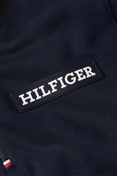 Tommy Hilfiger Худи с памук и къс цип Мъже