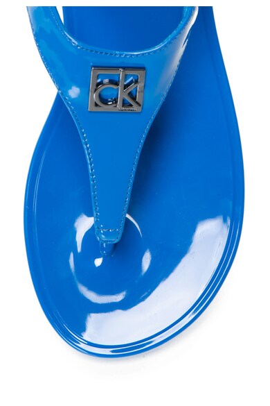CALVIN KLEIN Sandale albastru safir cu bareta separatoare Jeanne Femei