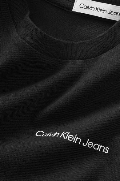 CALVIN KLEIN Тениска с овално деколте и лого Момичета