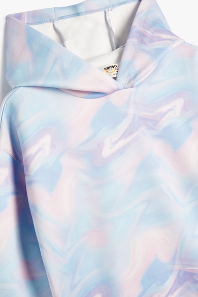 KOTON Kapucnis pulóver batikolt mintával Lány