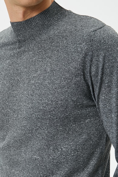KOTON Szűk fazonú egyszínű pulóver férfi