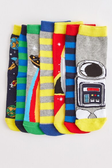 LC WAIKIKI Къси чорапи с десен - 7 чифта Момчета